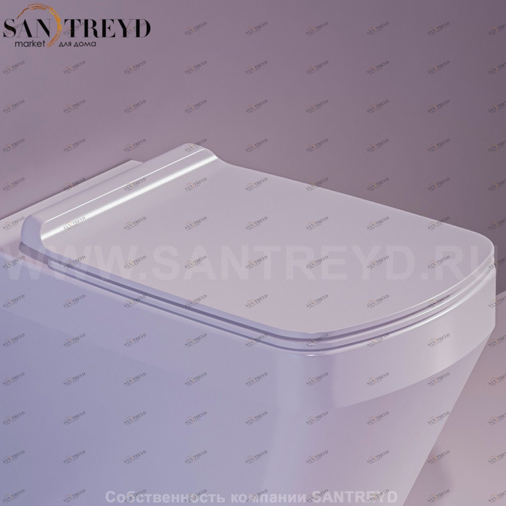 BB003D01BIANCOCR Крышка сиденье для унитаза Simas Baden Baden