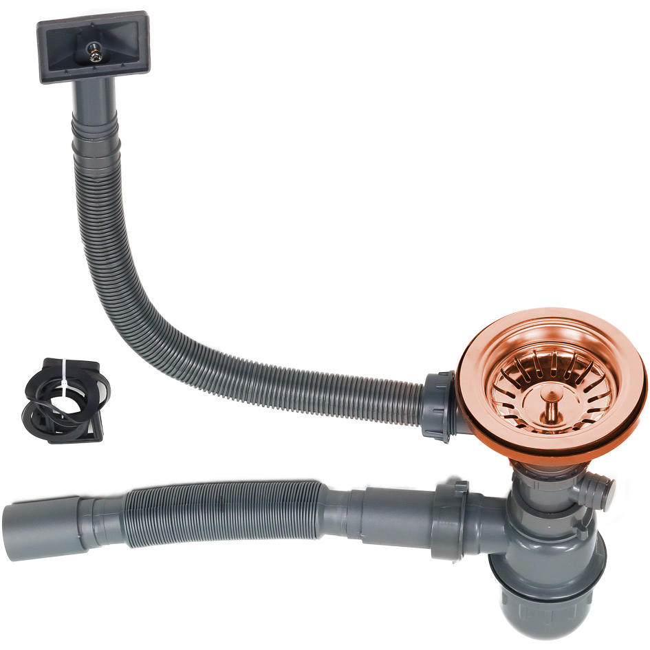 Мойка D5050HC MELANA ProfLine 3,0/200 БРОНЗА врезная квадратная D5050HC D5050HC бронза - Вид №1