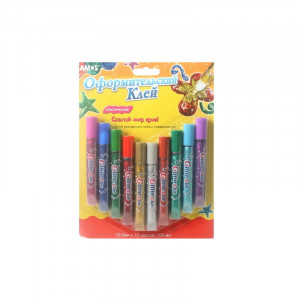 20638 Клей оформительский "Классический" 10 цв. AMOS