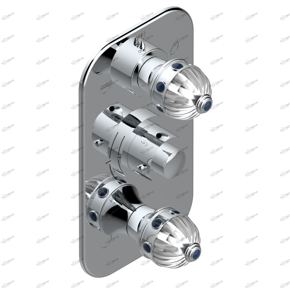 A1K-5540BE Внешняя часть с ручками регулировки для арт. G00-A00-5540AE Thg-paris Amboise с лазуритом Хром A1K 5540BE  A02 CAT.A