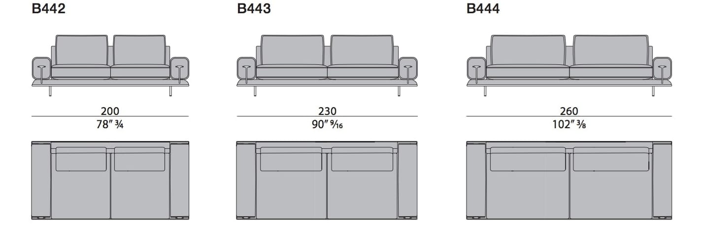 Кожаный диван Turri Блюз ARCH-00087725 - Вид №2