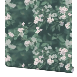 Обои флизелиновые Palitra Life Yablonka зеленые 1.06 м PL72553-71