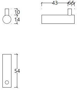 Water Evolution Крючок для полотенца из хромированной латуни Flow sun-id-1350817 - Вид №5