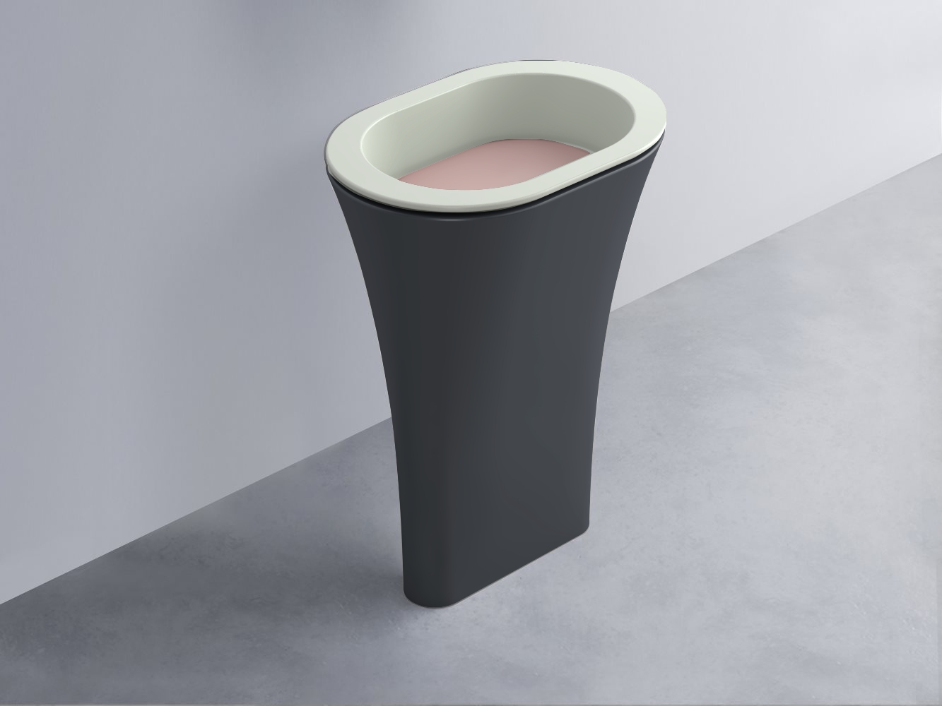 AMLA65-PM+AMPILO-CP+AMCOLO-BA Раковина Amedeo Ovale отдельностоящая cielo Enjoy + Amedeo Ceramica Cielo