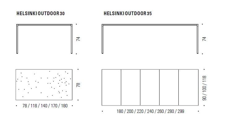 Прямоугольный садовый стол Desalto HELSINKI ARCH-00042278 - Вид №4