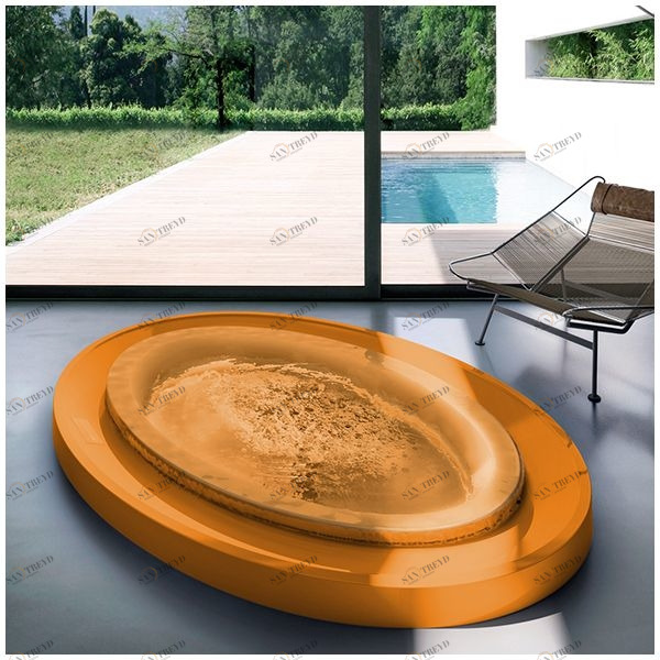 Бассейн Gruppo Treesse Fusion 231 SPA-V864H-O встроенный овальный оранжевый Fusion SPA SPAV864HO