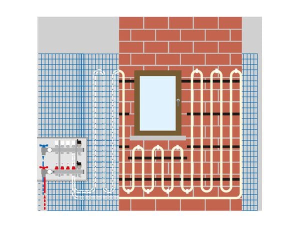 Система радиации стен подинтеллектуальной EMMETI системы отопления и охлаждения на стене и потолке ARCH-00104788 - Вид №1