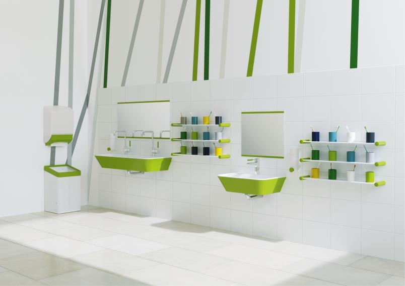 800.03.401 Держатель зубных щеток, 4 места HEWI Kids - Вид №11