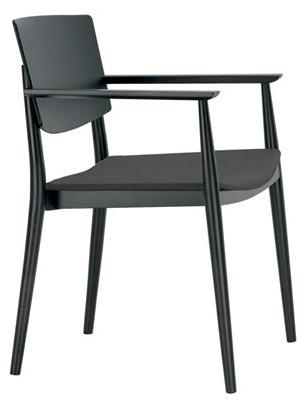 Andreu World Деревянный стул со встроенной подушкой Happy So0378 - Вид №2