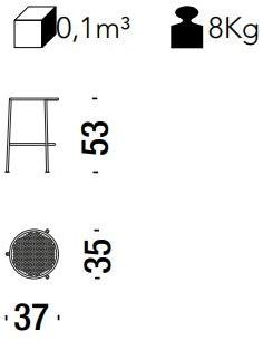 Moroso Круглый журнальный столик из стали Work is over sun-id-1452511 - Вид №1