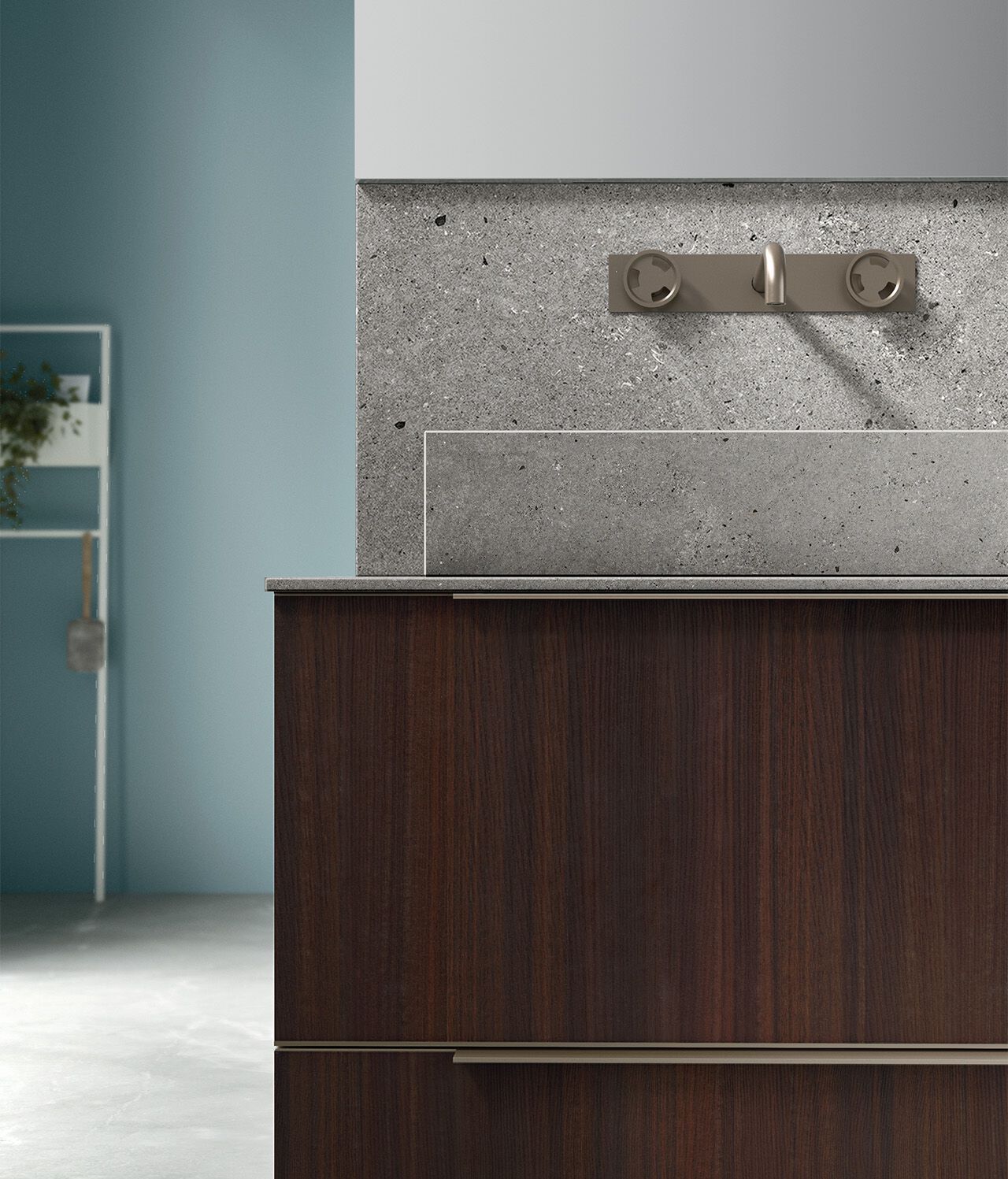 Напольный умывальник с зеркалом ARCOM Rail ARCH-00115159 - Вид №1