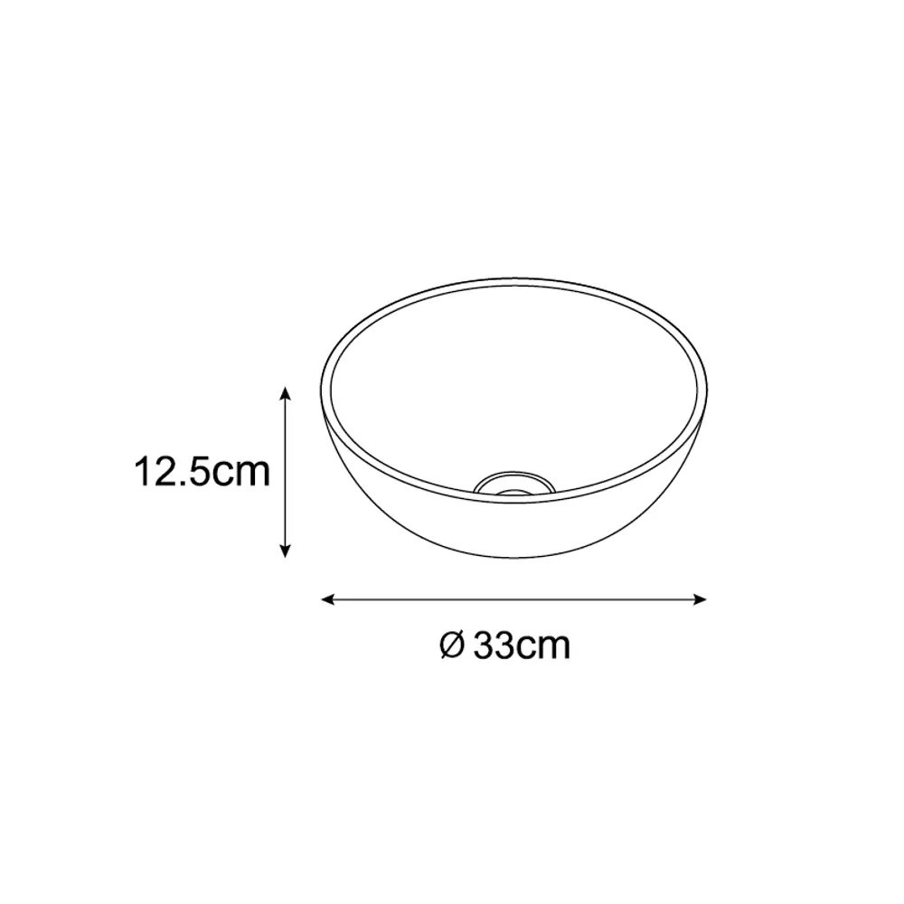 Sensea Essential — круглая керамическая раковина для современной ванной 85538218 STLM-1403880 - Вид №10