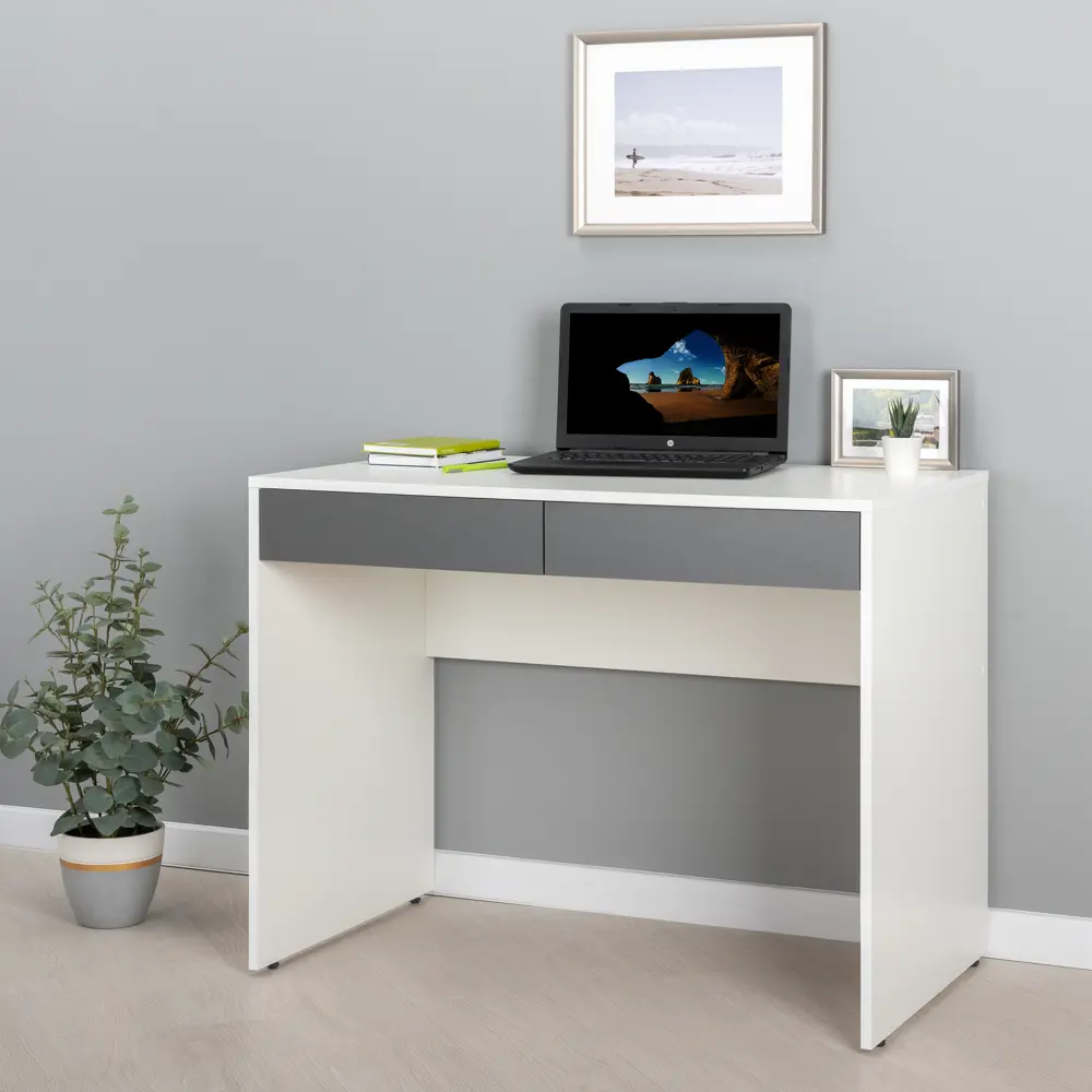 Santreyd - Компьютерный стол с двумя ящиками для рабочего пространства 86188691 Стол компьютерный STLM-0066675 - Вид №7