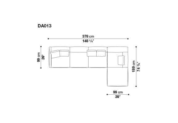 3-местный тканевый диван B&B Italia док ARCH-00033457 - Вид №92