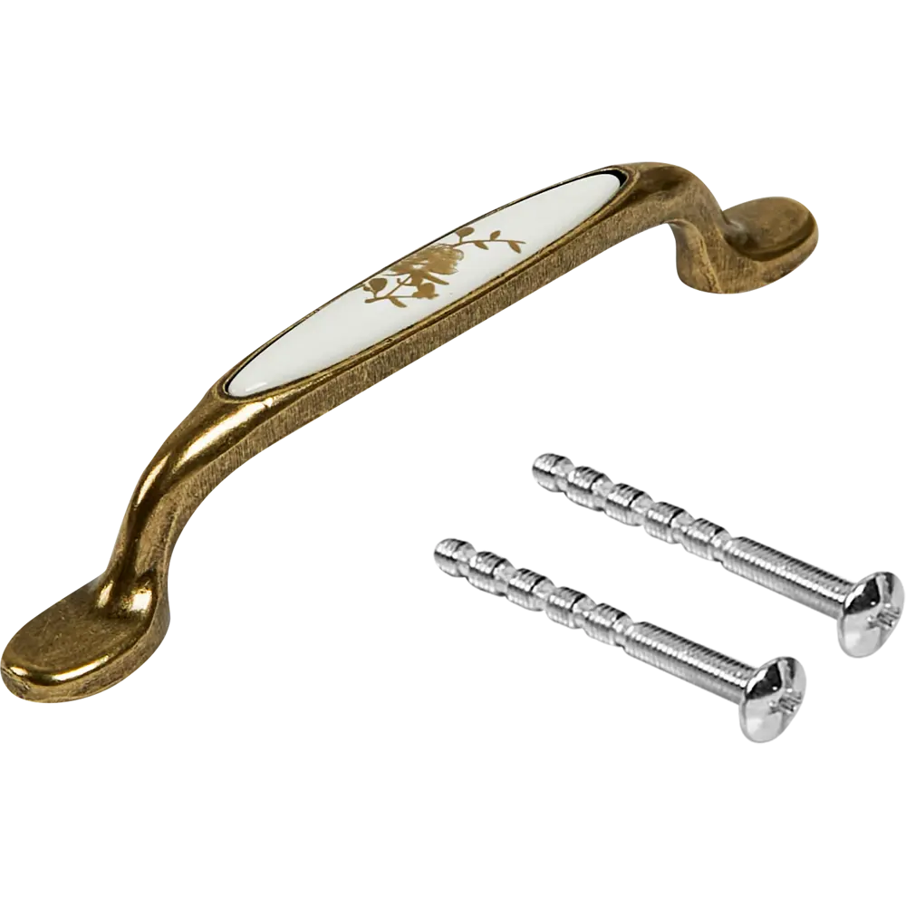 86924102 Ручка-скоба мебельная 7402 96 мм цвет античная бронза STLM-1005841 EDSON  - Вид №3