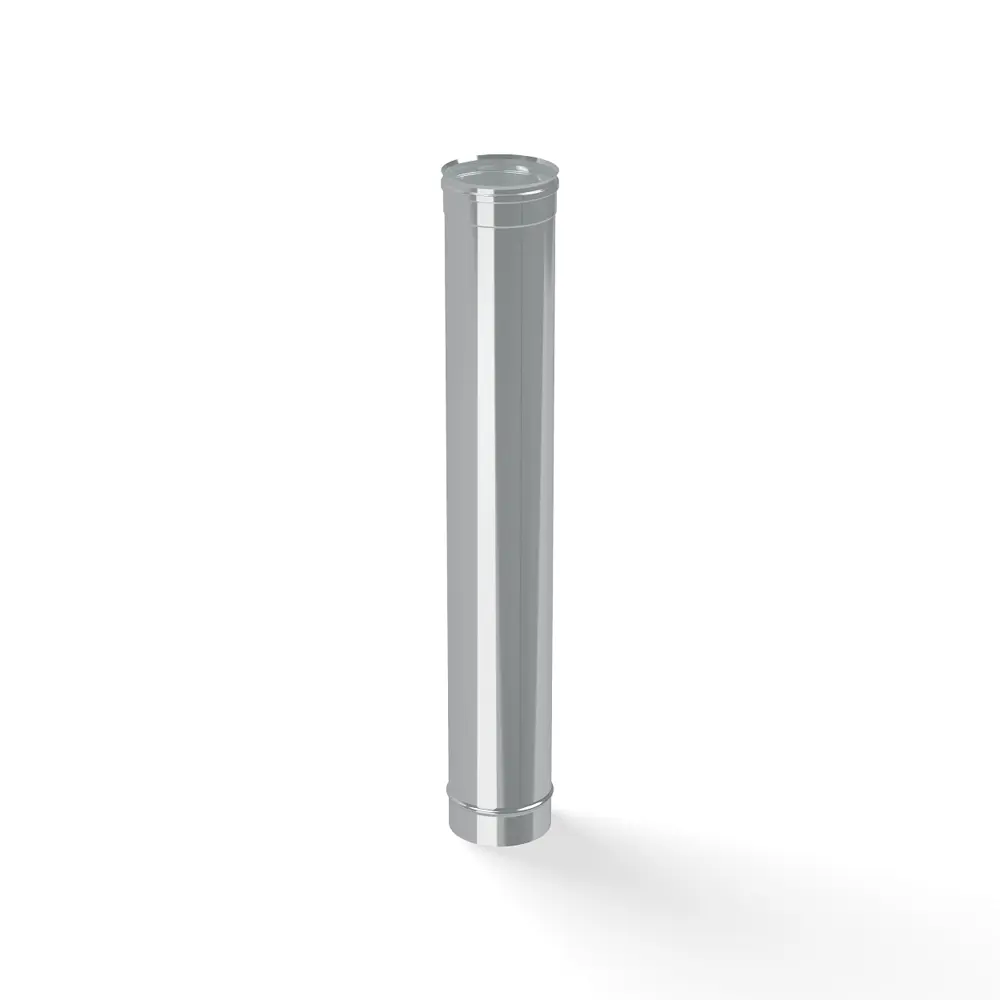 Труба для дымохода Коракс D110 1 м нержавеющая сталь 0.5 мм STLM-2087829