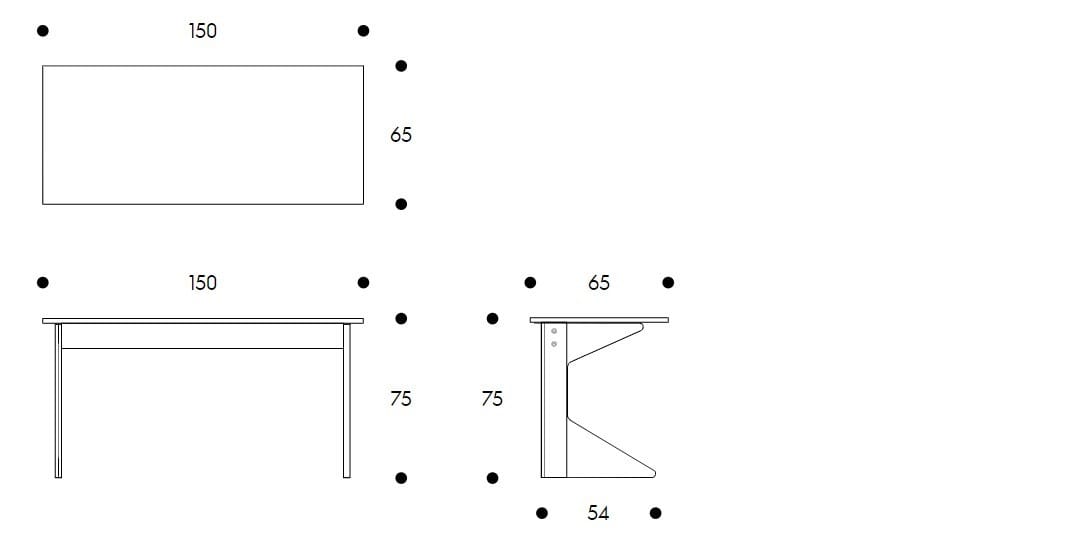 Прямоугольный стол Artek ARCH-00091307 - Вид №5