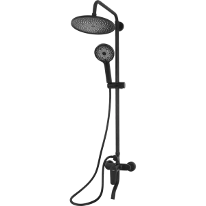 Душевая стойка Vidage Джур-Джур со смесителем 3 режима цвет чёрный