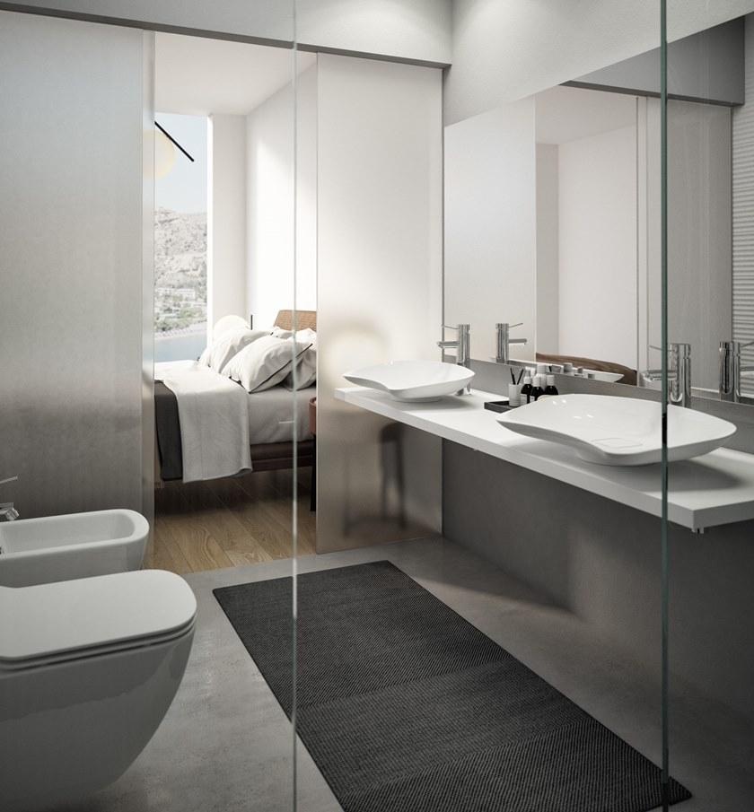 Pr-201 Накладная раковина на столешницу  овальная Goman Prime - Вид №5