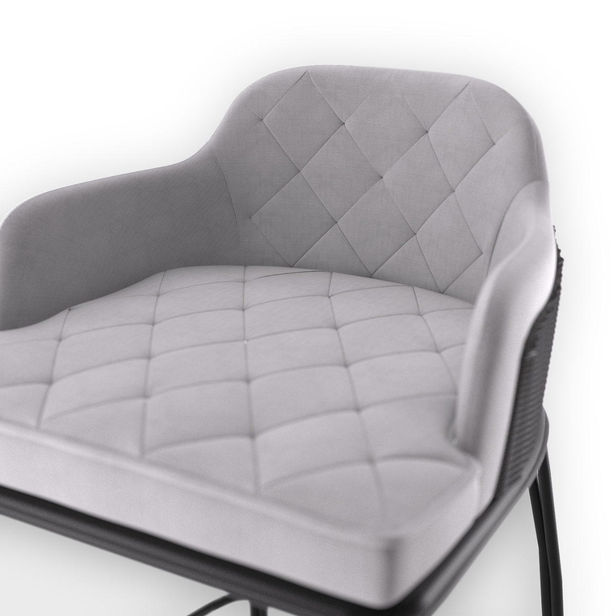 Барные стулья и табуреты Charla Grey Bar Chair Covethouse LUXXU  - Вид №1