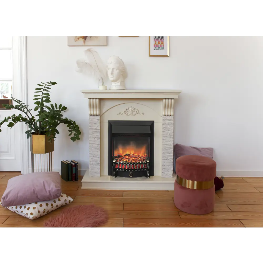 Обрамление Corfino под очаг Eugene белый дуб REALFLAME STLM-2065840 - Вид №9