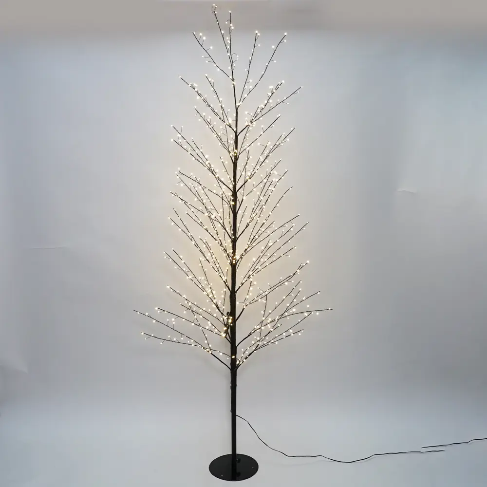 Фигура Дерево для улицы 800 светодиодов 180 см цвет черный KREAFORTA STLM-2023446