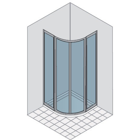 CUV Quadra collection Душевая кабина DUKA 45231 - Вид №1