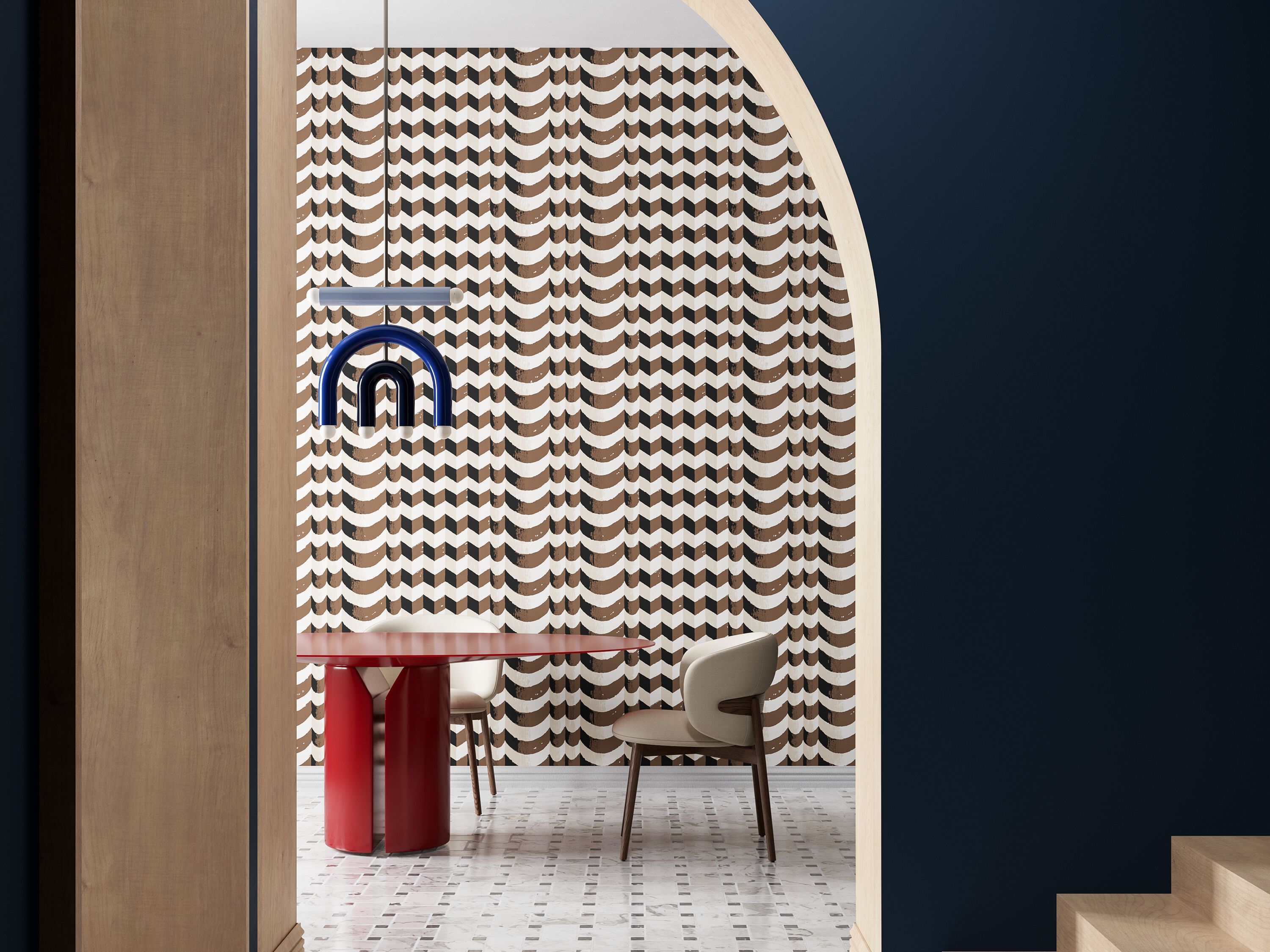 Геометрические обои Inkiostro Bianco CATERINA ARCH-00099686