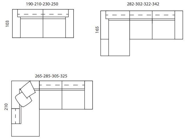 Gobbo Salotti Угловой диван в ткани sun-id-1387214 - Вид №3