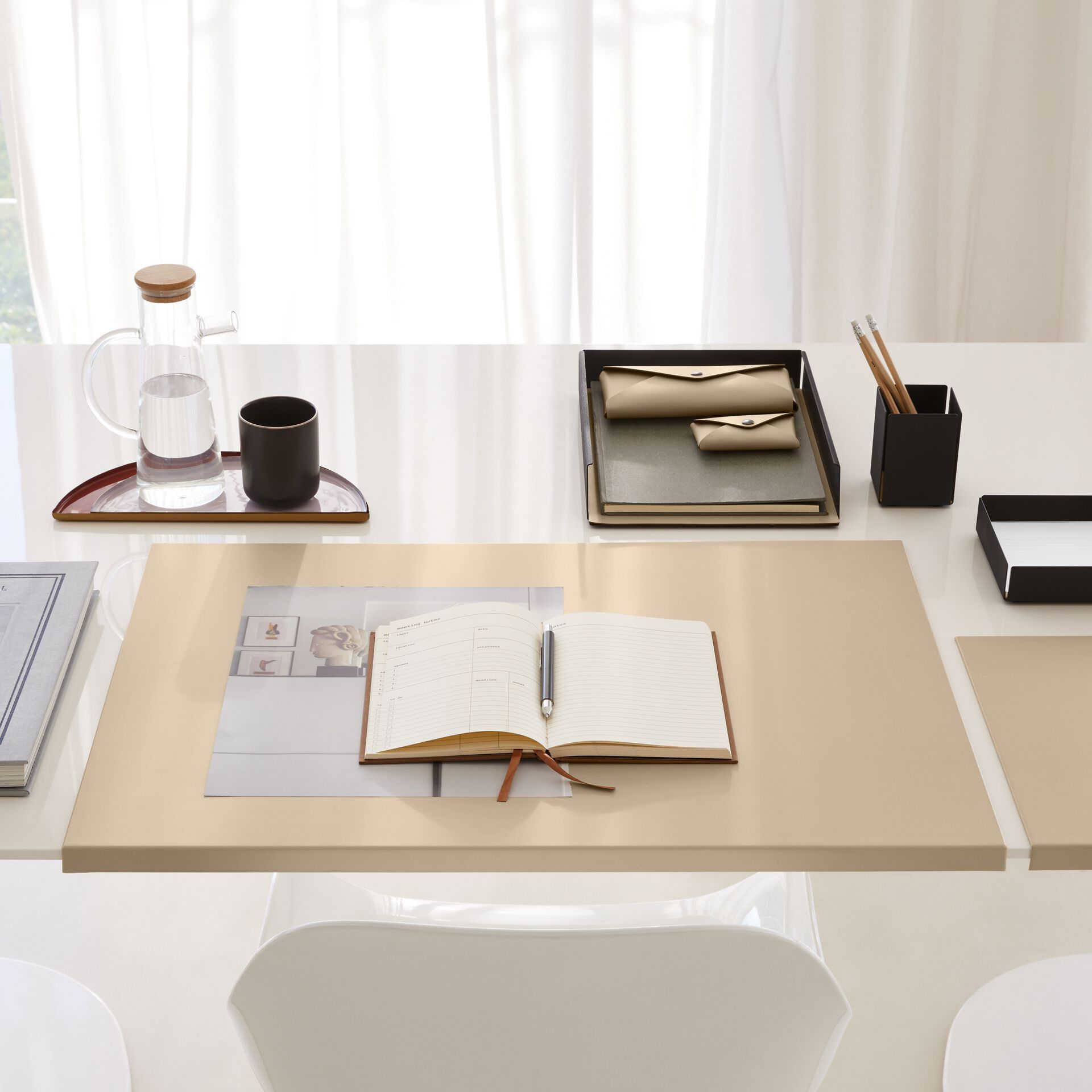 Набор столов из стали и кожи EGLOOH Муар ARCH-00105576 - Вид №42