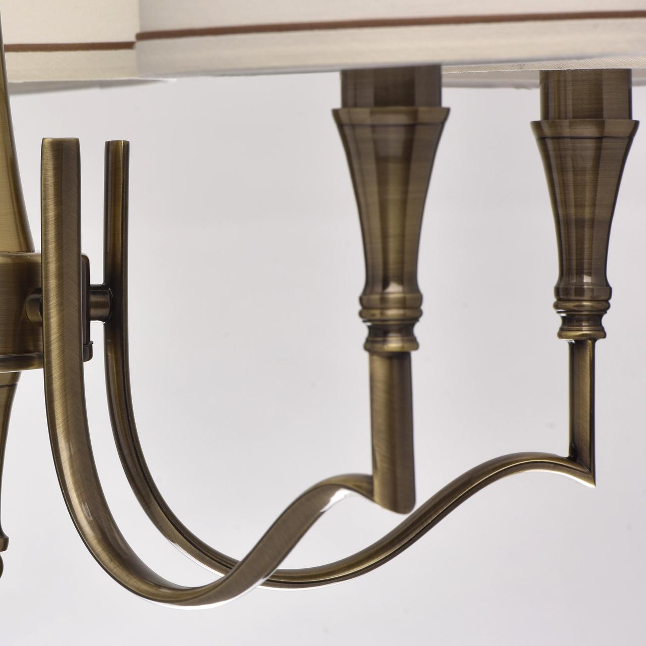 Подвесная люстра MW-Light Конрад 4 667011005 MW-LIGHT ДИЗАЙНЕРСКИЕ, КОНРАД 186196 Белый  - Вид №3