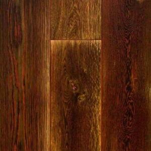 Инженерная доска Siberian Floors Винтаж 2 Тюдор Осветленный Масло Красное Уф Дуб Селект с брашью (Текстурированная) 500-2300х150 мм.