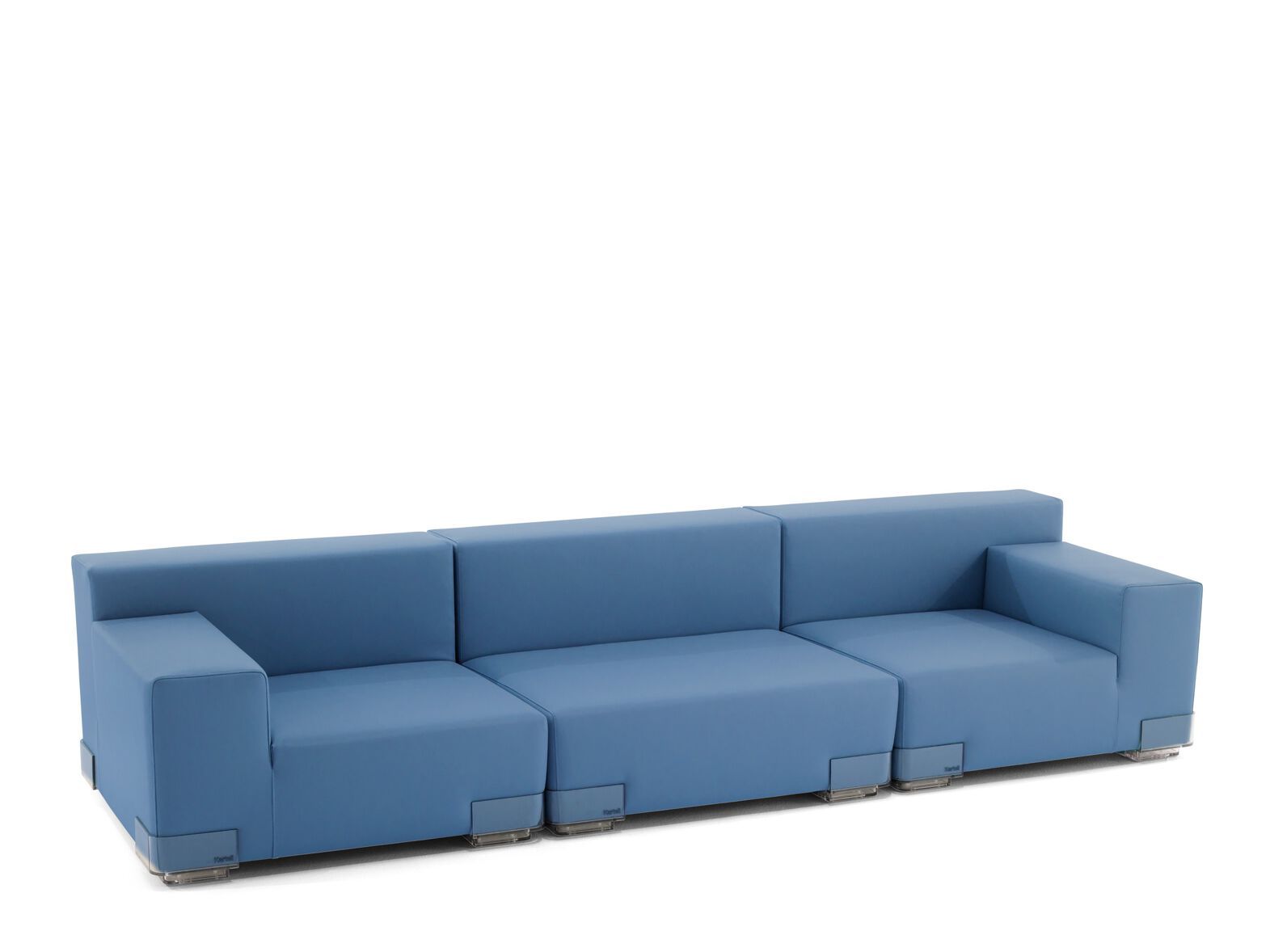 3-местный модульный съемный диван из искусственной кожи Kartell Plastics ARCH-00061055 - Вид №9