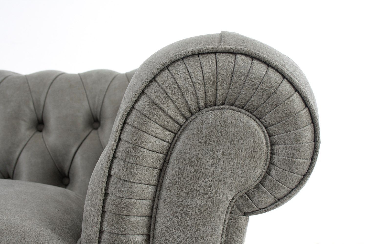 2-местный кожаный капитонный диван CREARTE COLLECTIONS Chesterfield Classic Origins ARCH-00042266 - Вид №22