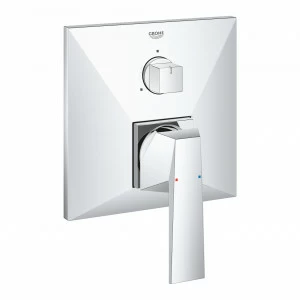 Внешняя часть смесителя для ванны GROHE Allure Brilliant с переключателем на 3 положения, хром (24099000)