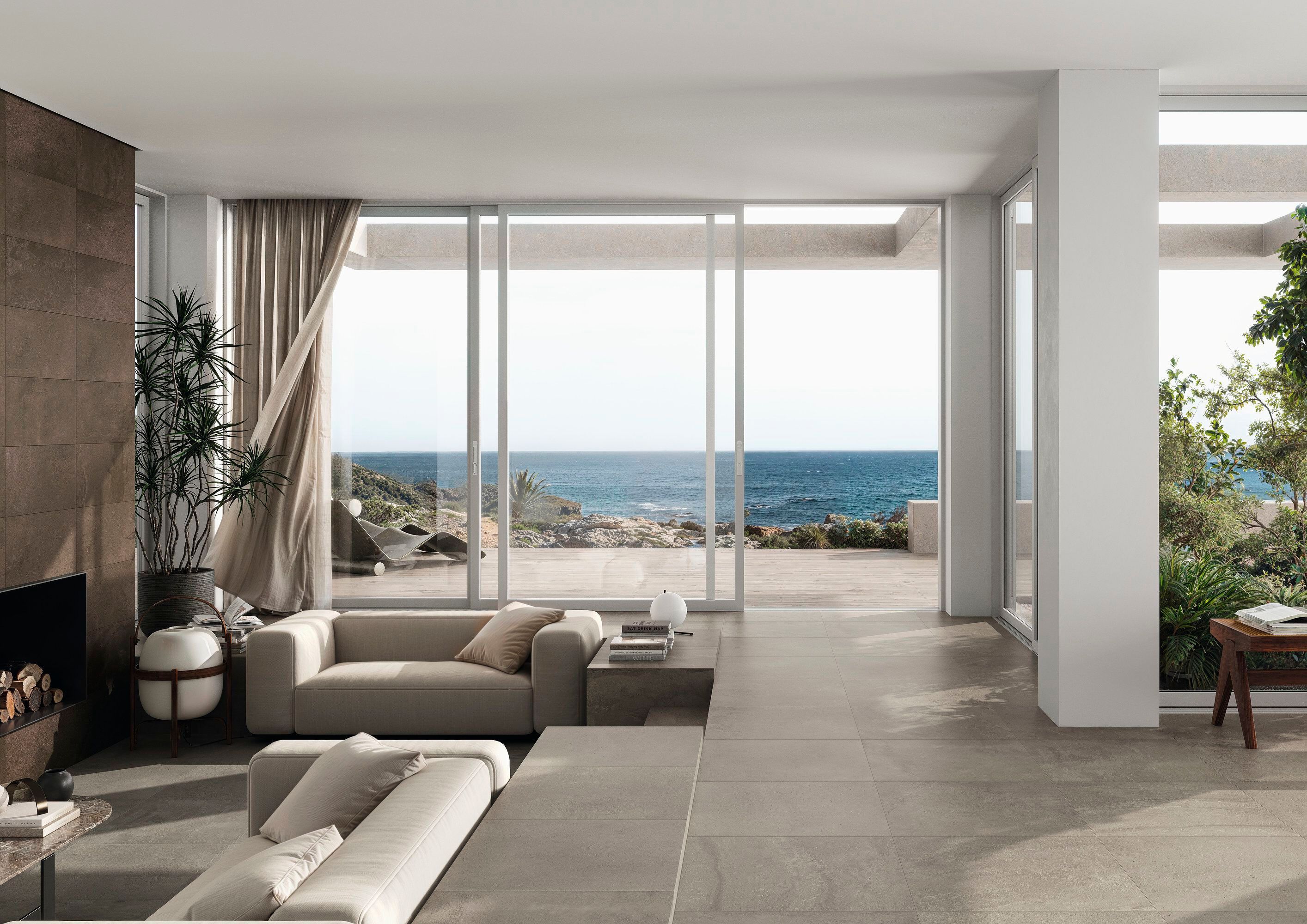 Пол / керамогранит с эффектом цемента Fiandre Core Shade ARCH-00024134 - Вид №1