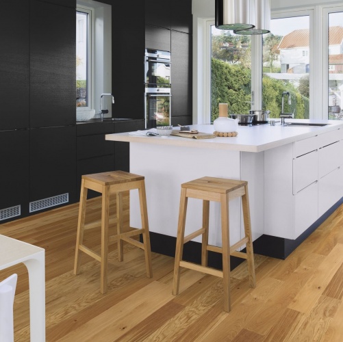 Инженерная доска Boen Maxi Rustic Live Matt Ированная С Фаской 2v Дуб Рустик с брашью (Текстурированная) 1000х100 мм EBL645FD - Вид №13