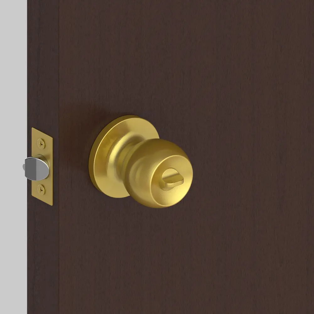 Ручка-защелка 624/BL PB-B с фиксатором цвет золото FUARO STLM-2196766 - Вид №7