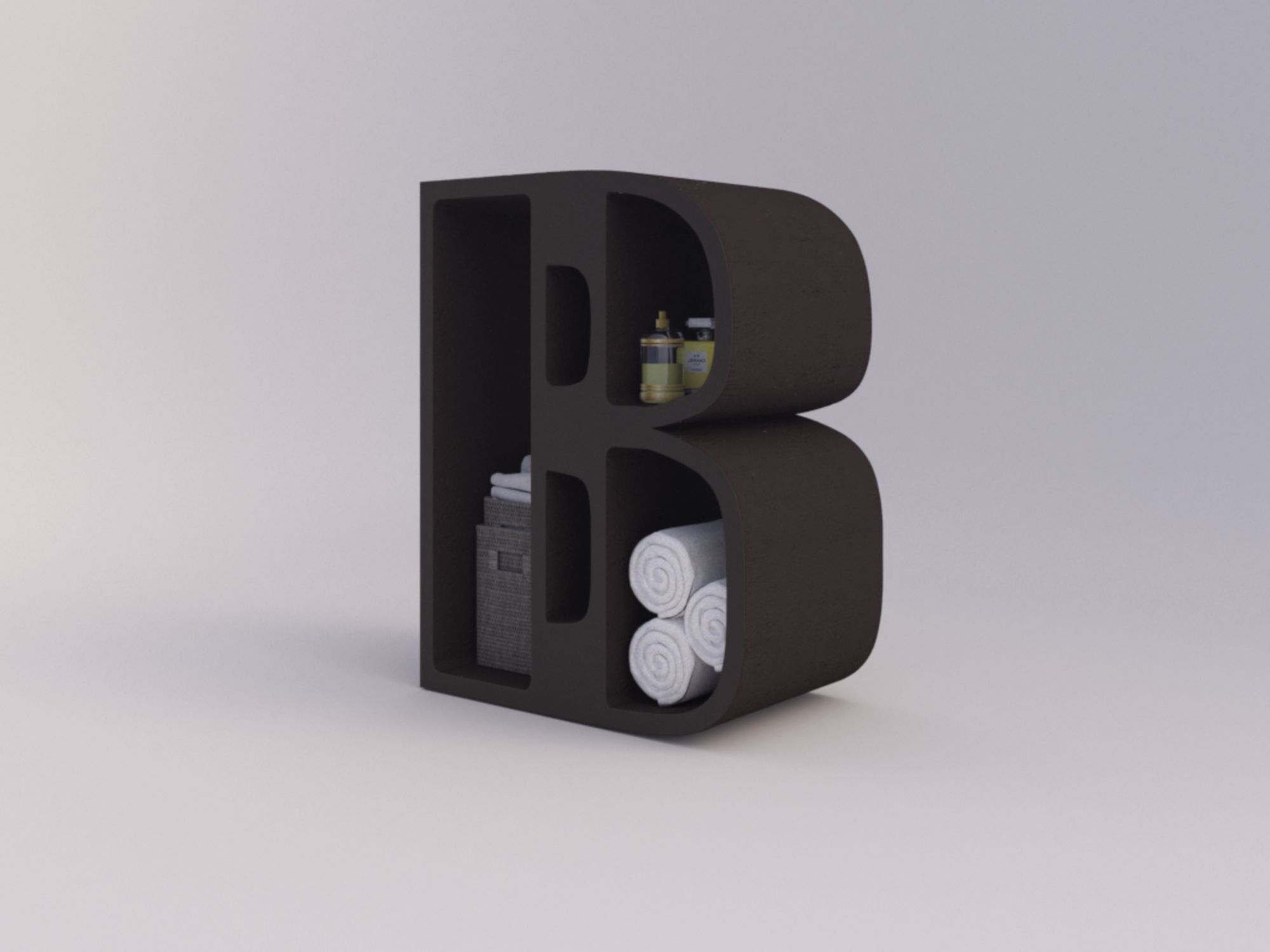 Мебель контейнеры в бетонной конструкции Voltan 555 ARCH-00021949 - Вид №62