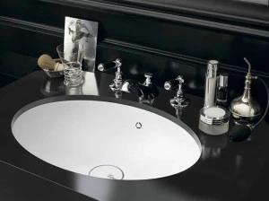 7310, 7320, 7330 Накладная раковина под столешницу  овальная Corian® Design