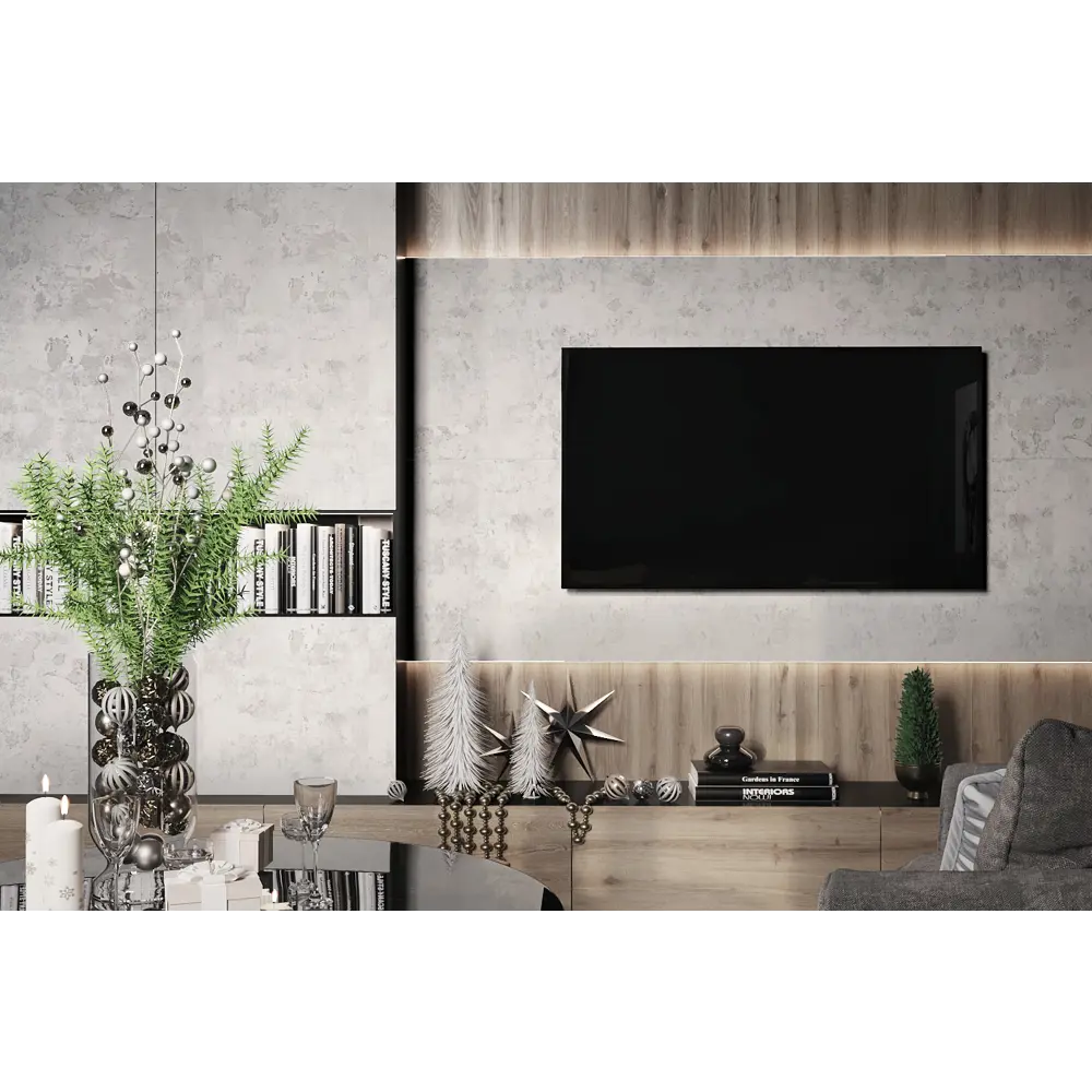 Стеновая панель Alternative Гессо бежевая для кухни 300×60 см 89406882 STLM-1569187 - Вид №9