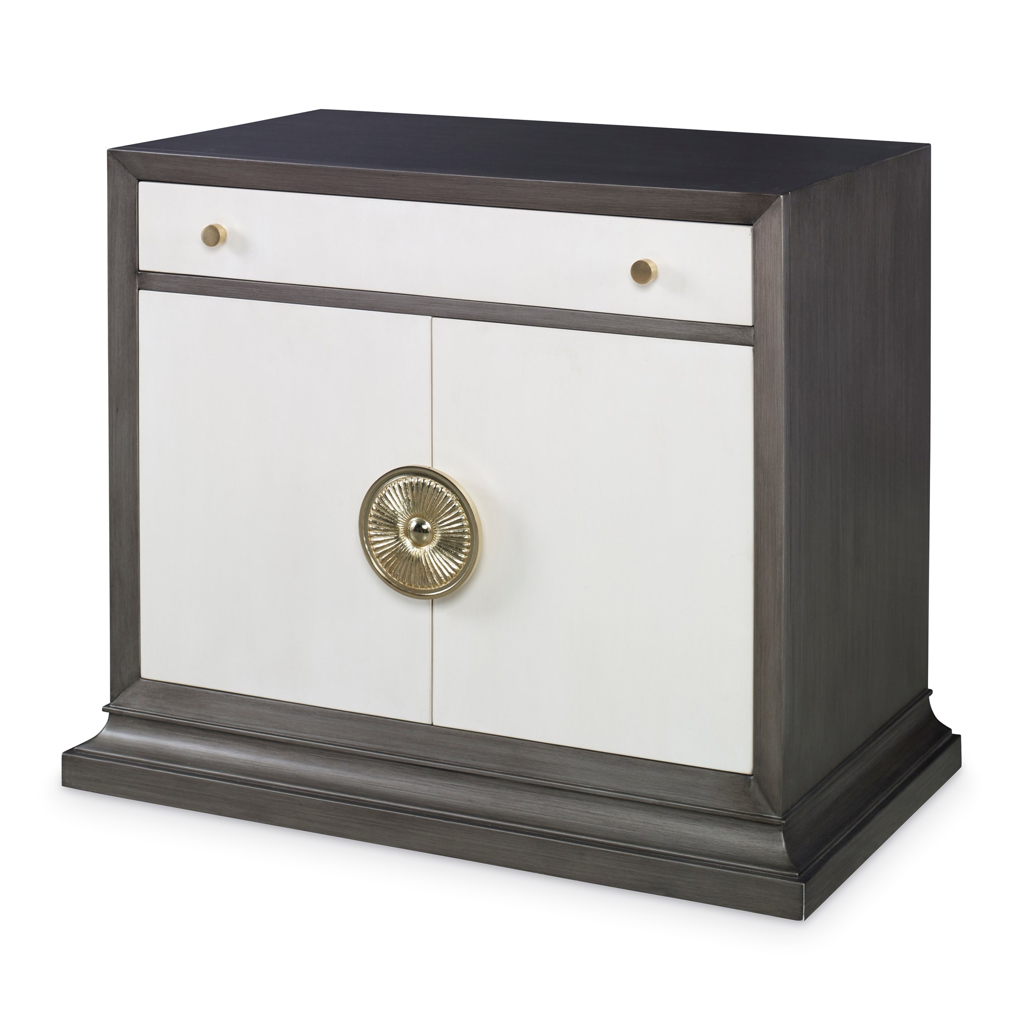 Тумбочки 17578-230-002 Soleil Nightstand - Grey / Linen Ambella  - Вид №1