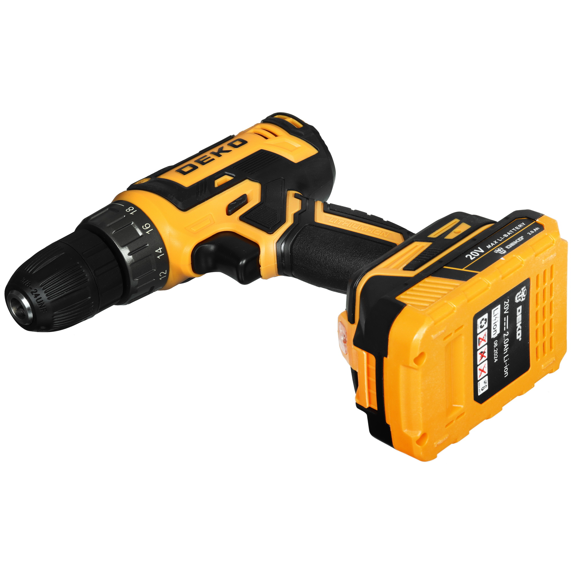 Дрель-шуруповерт DEKO DKCD20FU-Li 063-4093 UNV 20V 5304368 STDN-0072429 - Вид №7