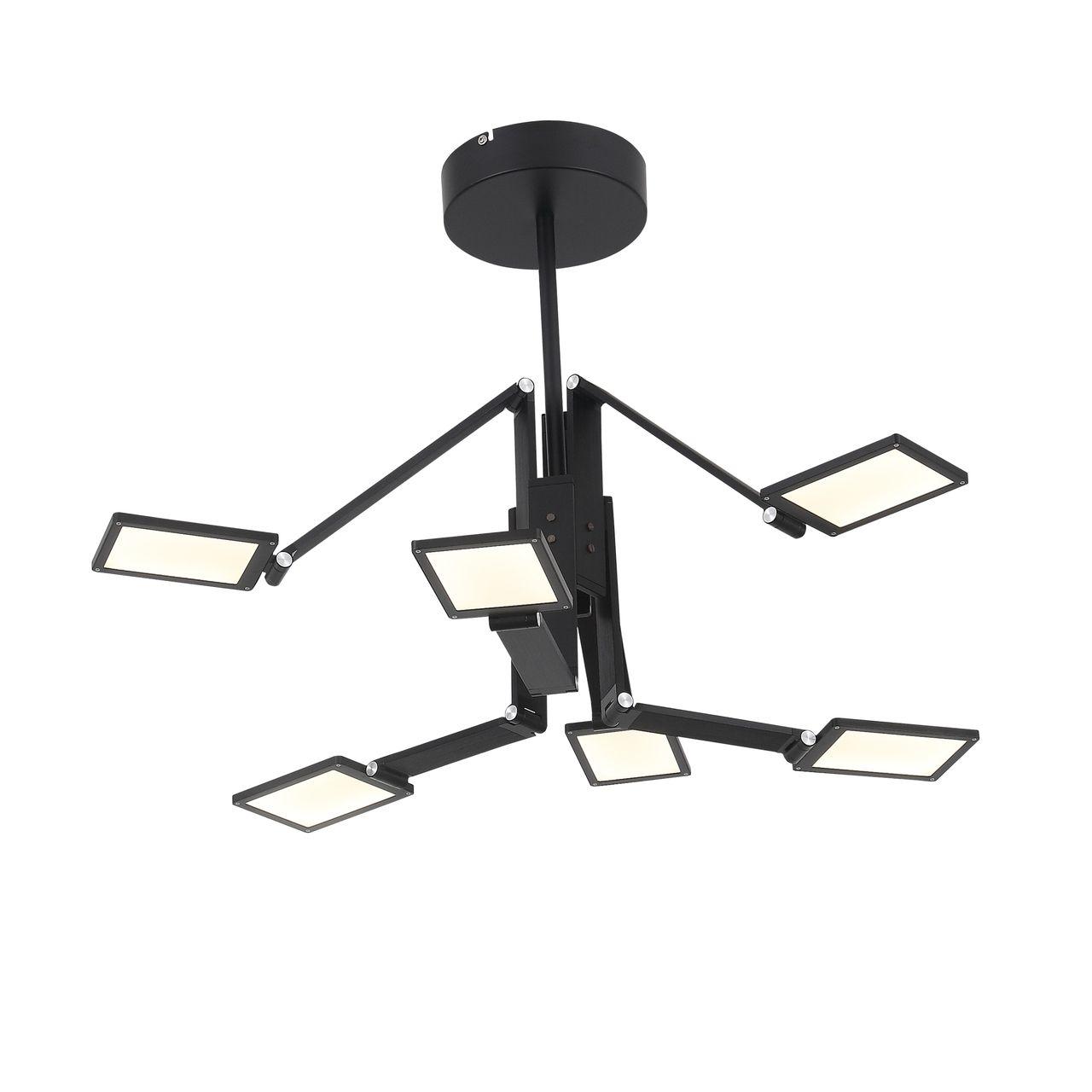Подвесная светодиодная люстра ST Luce Teocoli SL841.402.06 черная ST LUCE ДИЗАЙНЕРСКИЕ, TEOCOLI 279973 Черный  - Вид №2