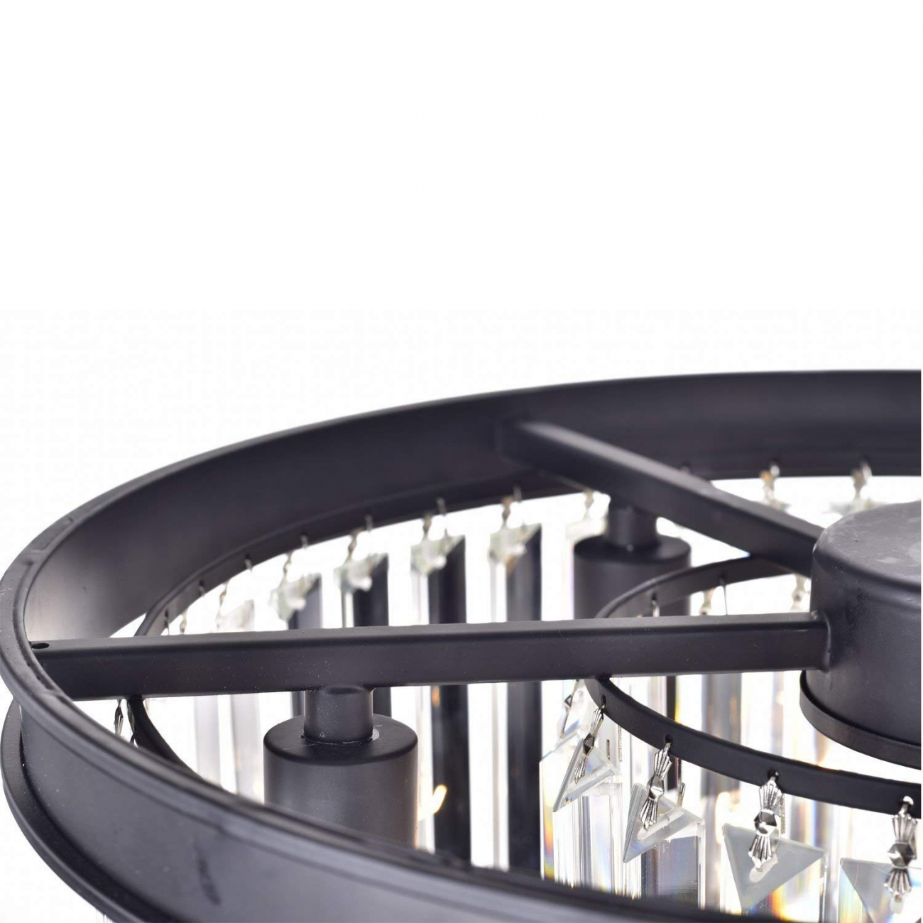 Подвесной светильник Odeon 6B/P black/clear от Delight Collection KR0387P-6B/P/clear DELIGHT COLLECTION ДИЗАЙНЕРСКИЕ 243906 Прозрачный;черный  - Вид №1