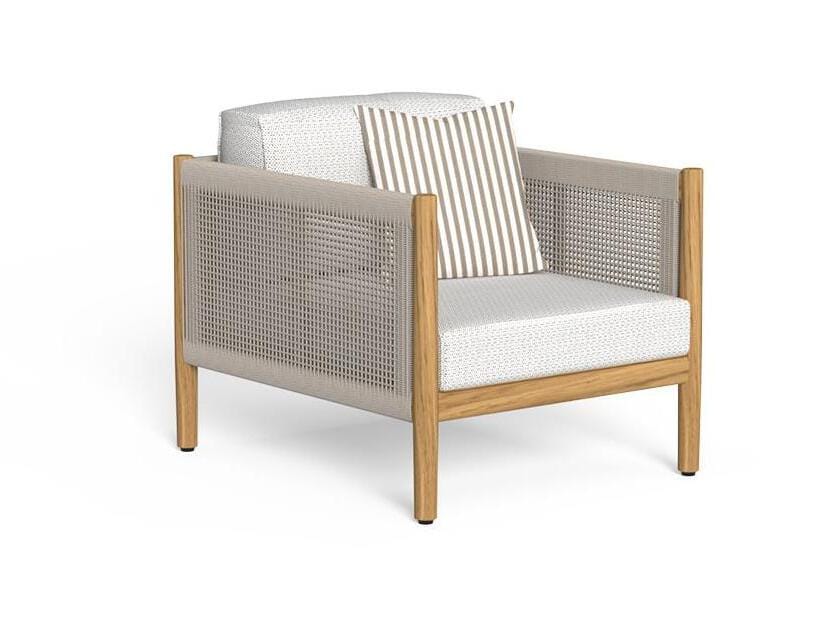 Садовое кресло из тикового дерева с подлокотниками Talenti водолазка ARCH-00123278