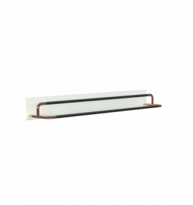 FROST RADA полка для обуви, 100cm » белый / медь Алюминий Белый / медь W5002-CW