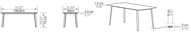 BuzziSpace Алюминиевый стол Buzzihub sun-id-1349954 - Вид №2
