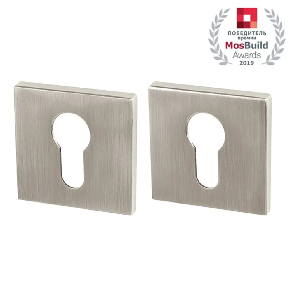 Накладка под цилиндр Armadillo ET.K.USS52 SN-3, ЦАМ, цвет матовый никель STLM-2008409 - Вид №1