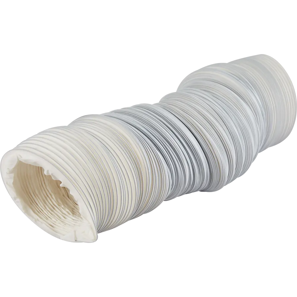 Воздухоотвод гибкий армированный Era D100 мм ПВХ цвет серый STLM-2135923 - Вид №1